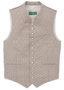 Country Line, Herren Trachtengilet mit dezenter Musterung, Hellbeige