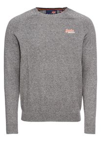 Superdry, Herren Pullover 'ORANGE LABEL COTTON CREW', Grau