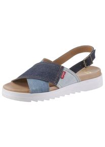 Levi's LEVI'S, Damen Riemchensandale 'Persia', Rauchblau / Blue Denim / Hellblau