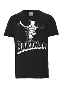 logoshirt, Herren T-Shirt 'Bart Simpson - The Simpsons', Schwarz
