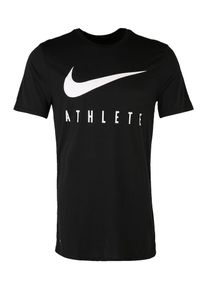 Nike, Herren Sportshirt 'DRY ATHLETE', Schwarz / Weiß