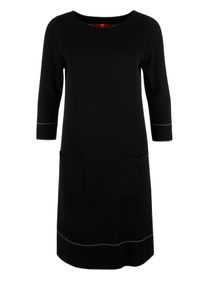 s.Oliver RED LABEL, Damen Strickkleid, Schwarz