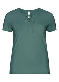 sheego Casual, Damen T-Shirt, Smaragd