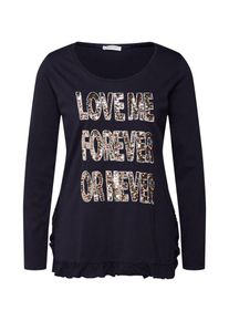 Rich & Royal Rich & Royal, Damen Shirt 'Longsleeve', Dunkelblau