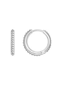 Thomas Sabo, Damen Geschwärzte Creolen 'Nieten', Silber