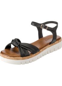 Inuovo, Damen Riemchensandalen, Schwarz