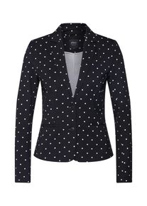 Only, Damen Blazer 'POPTRASH DOT BLAZER PNT', Schwarz / Weiß