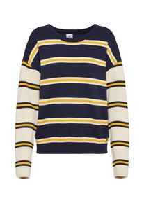Element, Damen Pullover, Indigo / Gelb / Wei&szlig;