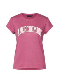 Abercrombie & Fitch Abercrombie & Fitch, Damen Shirt 'SS COZY LOGO TEE', Himbeer