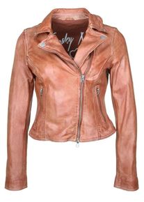 Freaky Nation, Damen Lederjacke 'Bali', Cognac