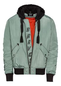 Diesel, Herren Bomberjacke 'J-DUB JACKE', Grün / Rot
