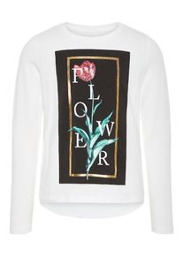 name it, Mädchen T-Shirt, Jade / Schwarz / Weiß