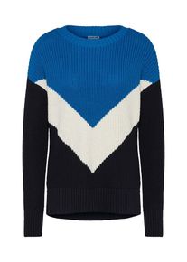 Noisy may, Damen Pullover, Blau / Nachtblau / Wei&szlig;