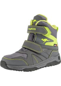 Kangaroos, Winterstiefel 'JOOS V RTX', Grau / Neongr&uuml;n