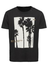 Replay, Herren T-Shirt, Schwarz