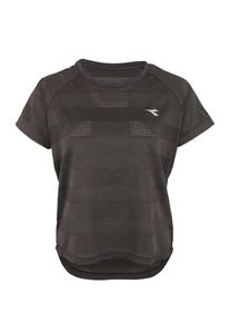 Diadora, Damen Trainingsshirt, Schwarz