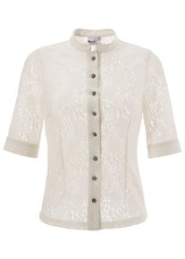 Marjo, Damen Trachtenbluse, Creme