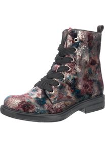 Mjus, Damen Stiefeletten, Himmelblau / Bordeaux