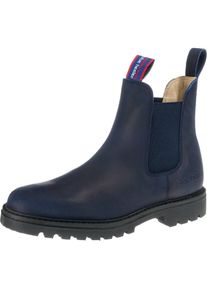 Blue Heeler, Damen Chelsea Boots 'Meryl', Navy / Rot / Schwarzmeliert / Weiß