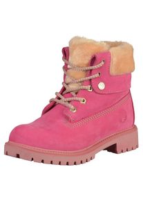 Darkwood, Damen Stiefelette, Beige / Pink