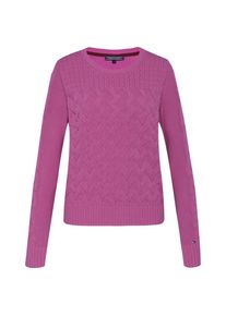 Tommy Hilfiger, Damen Pullover 'ESANA CABLE SWTR', Pink