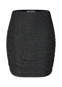 ABOUT YOU, Damen Rock 'Dalia', Schwarz / Silber
