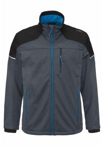 CMP, Herren Softshelljacke, Blau / Graumeliert / Schwarz