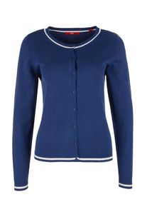 s.Oliver RED LABEL, Damen Jacke, Blau / Wei&szlig;