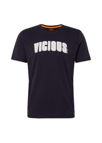 Tom Tailor, Herren T-Shirt, Navy / Weiß