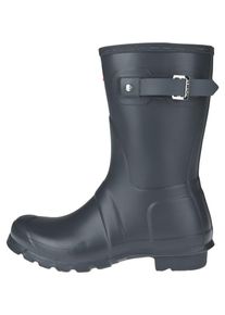 Hunter, Damen Gummstiefel ORIGINAL SHORT, Blau