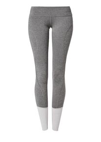 S.Oliver Active, Damen Tights, Grau / Weiß