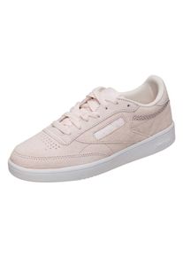 Reebok, Damen Sneaker 'CLUB C 85 Trim', Puder / Wei&szlig;