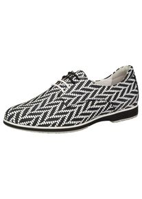 Sioux, Damen Schnürschuh 'Darina', Schwarz / Weiß