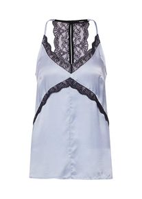 tigha, Damen Top 'Anouk', Taubenblau / Schwarz