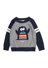 GAP, Pullover 'CREW RAG', Grau