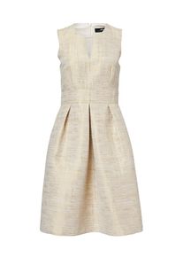 Hallhuber, Damen Jacquard-Kleid, Beige