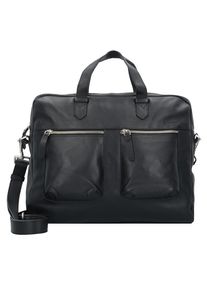 Samsonite, Herren Move Lth Businesstasche Aktentasche 37 cm Laptopfach, Schwarz