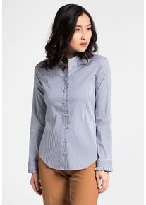 Eterna, Damen Bluse, Blau / Weiß