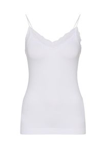 Pieces, Damen Oberteil, Weiß