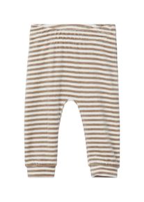 name it, Mädchen Hose, Beige / Weiß