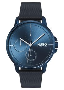 Hugo, Herren Uhr 'Focus Businiess', Blau / Weiß
