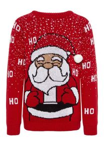 name it, Pullover, Rot / Schwarz / Wei&szlig;