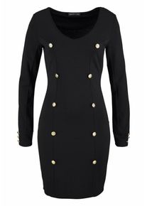 Melrose, Damen Jerseykleid, Gold / Schwarz