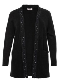 SheeGOTit, Damen Strickjacke, Schwarz