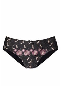 Nuance, Damen Slip, Creme / Lila / Schwarz