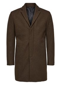 Selected Homme, Herren Mantel, Dunkelbraun