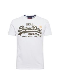 Superdry, Herren Shirt 'VINTAGE LOGO CAMO INFILL', Oliv / Wei&szlig;