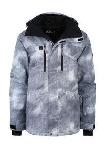 Quiksilver, Herren Sport-Jacke 'MISSION PR JK M SNJT KPG2', Grau / Weiß
