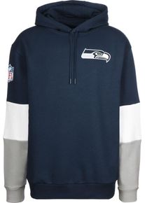 New Era, Herren Pullover 'NFL Seattle Seahawks', Nachtblau / Grau / Weiß