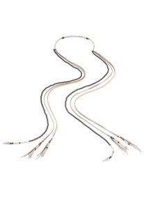 sweet deluxe, Damen Kette, Gold / Schwarz